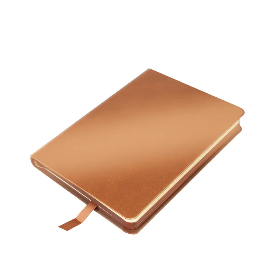 Libreta Encobrizada de PU Eco-Cuero A6 Personalizable 1