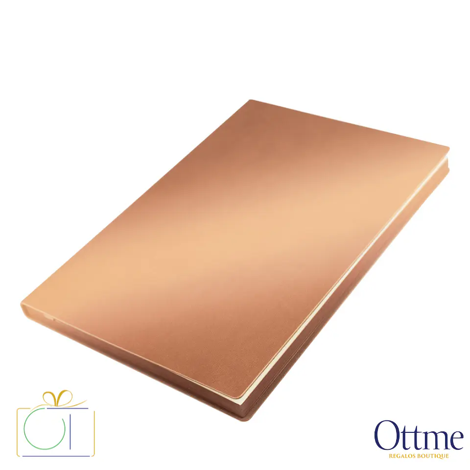 Cuaderno Encobrizado de PU Eco-Cuero A5 Personalizable 1