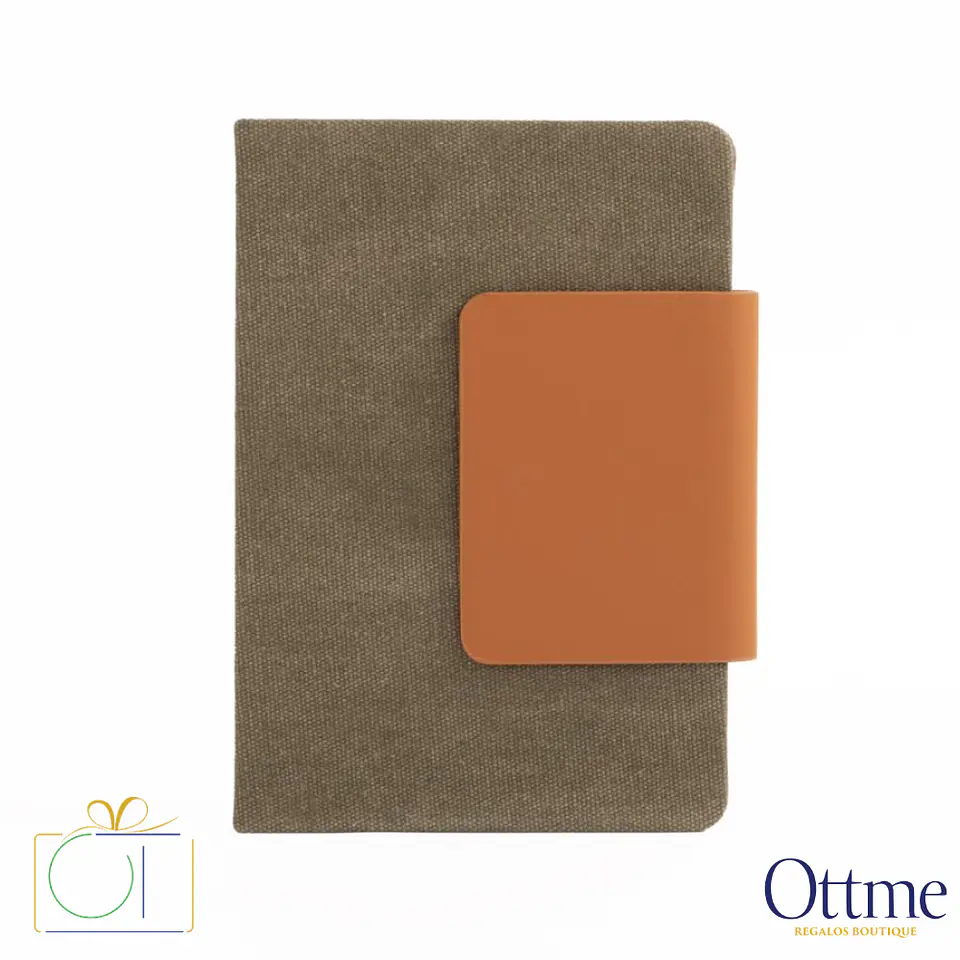 Cuaderno A5 GIVERNY Eco-Cuero Personalizable 1