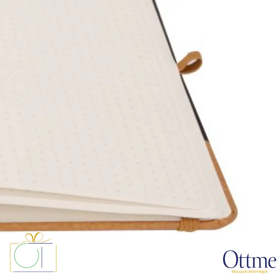Cuaderno A5 IBIZA Cuero Reciclado Personalizable 3