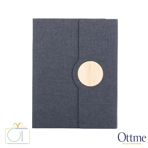 Cuaderno A5 TAHITI RPET y Bambú Personalizable