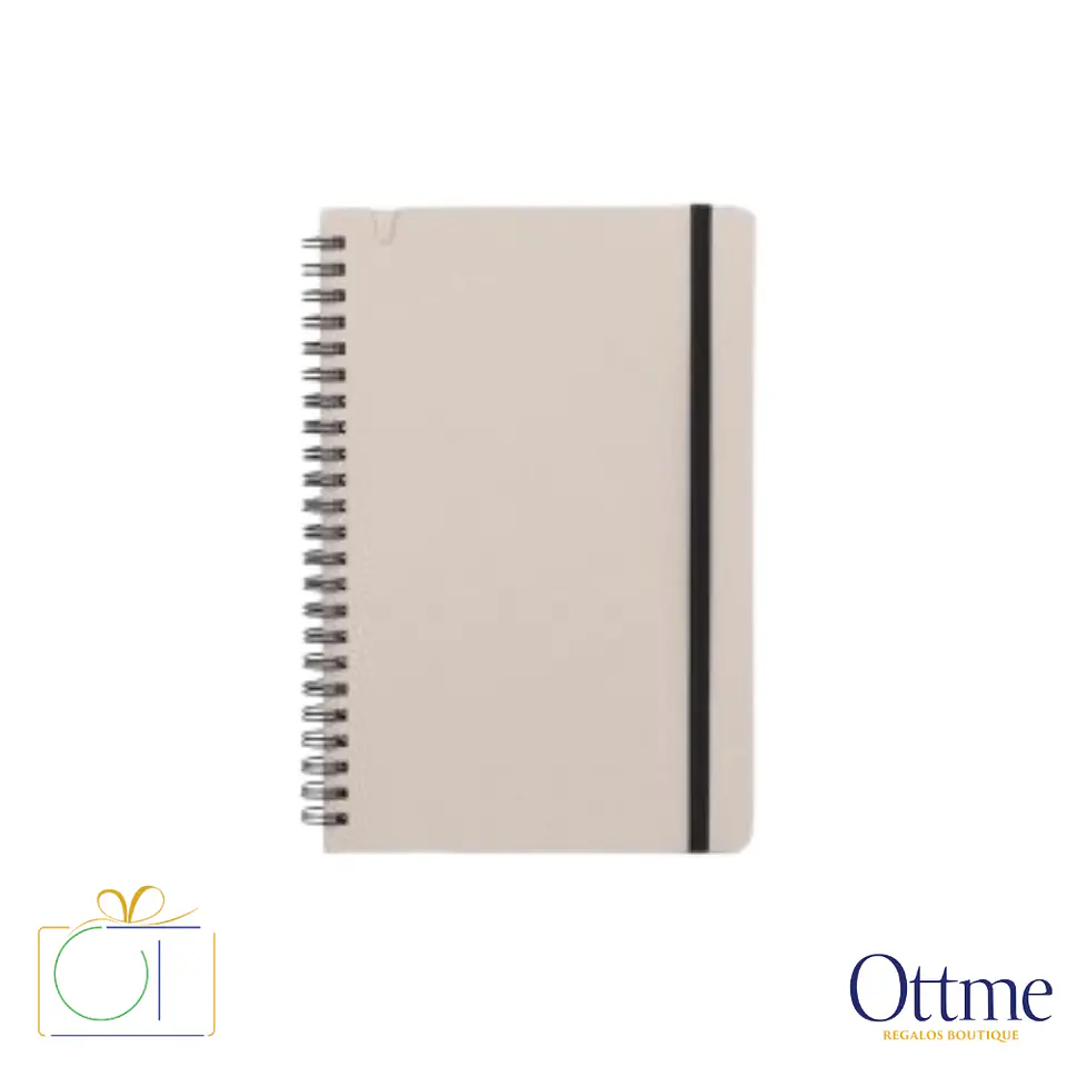 Cuaderno A5 OSORNO Cartón Lácteo Reciclado Personalizable 1