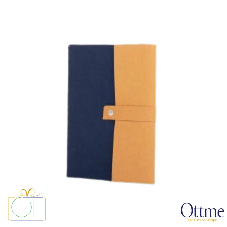 Cuaderno A5 BOSTON Fieltro Reciclado Personalizable 3