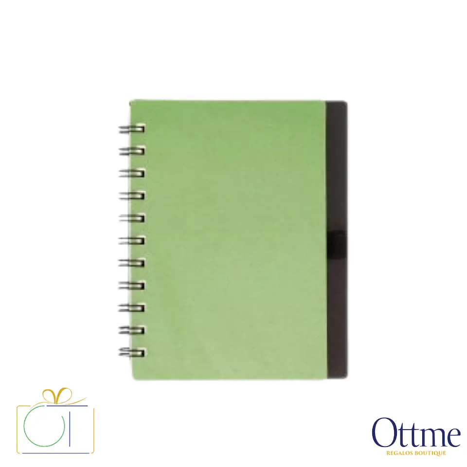 Libreta BARÚ Fibra de Trigo con Bolígrafo Personalizable 3