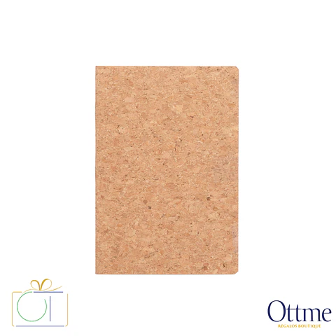 Cuaderno A5 ALCÁNTARA de Corcho Natural Personalizable