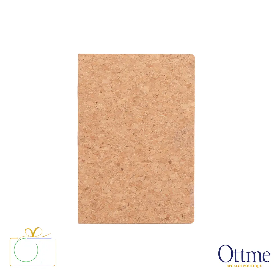 Cuaderno A5 ALCÁNTARA de Corcho Natural Personalizable 1