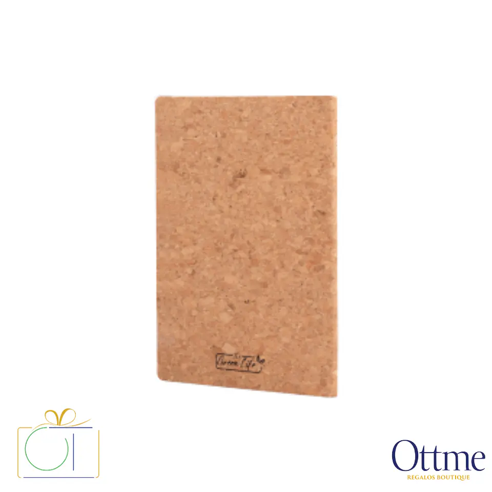 Cuaderno A5 ALCÁNTARA de Corcho Natural Personalizable 2