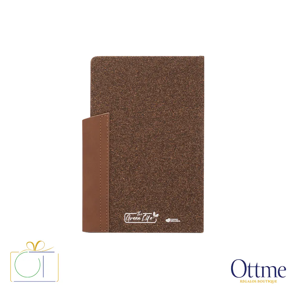 Cuaderno A5 NIZA Fibra de Café Personalizable 3