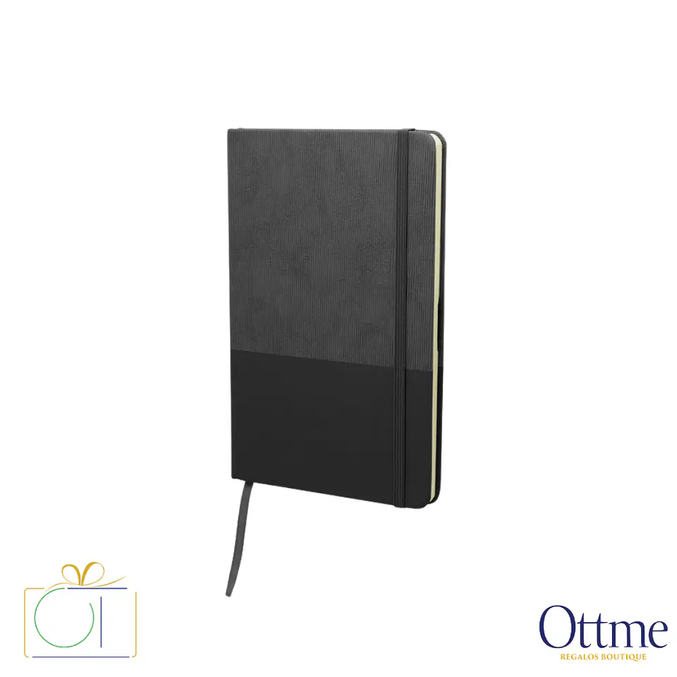 Libreta GAM Bicolor PU con Banda Elástica Personalizable 3
