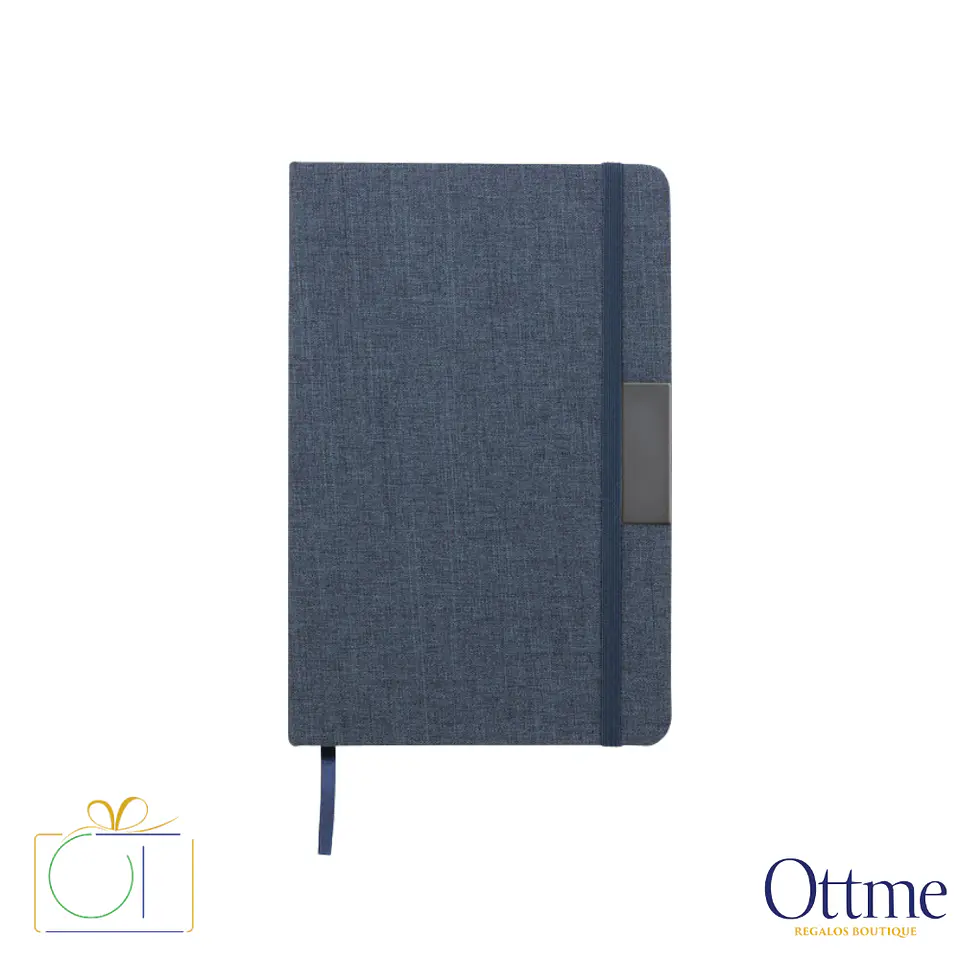 Libreta GRETA RPET con Placa Metálica Personalizable 2