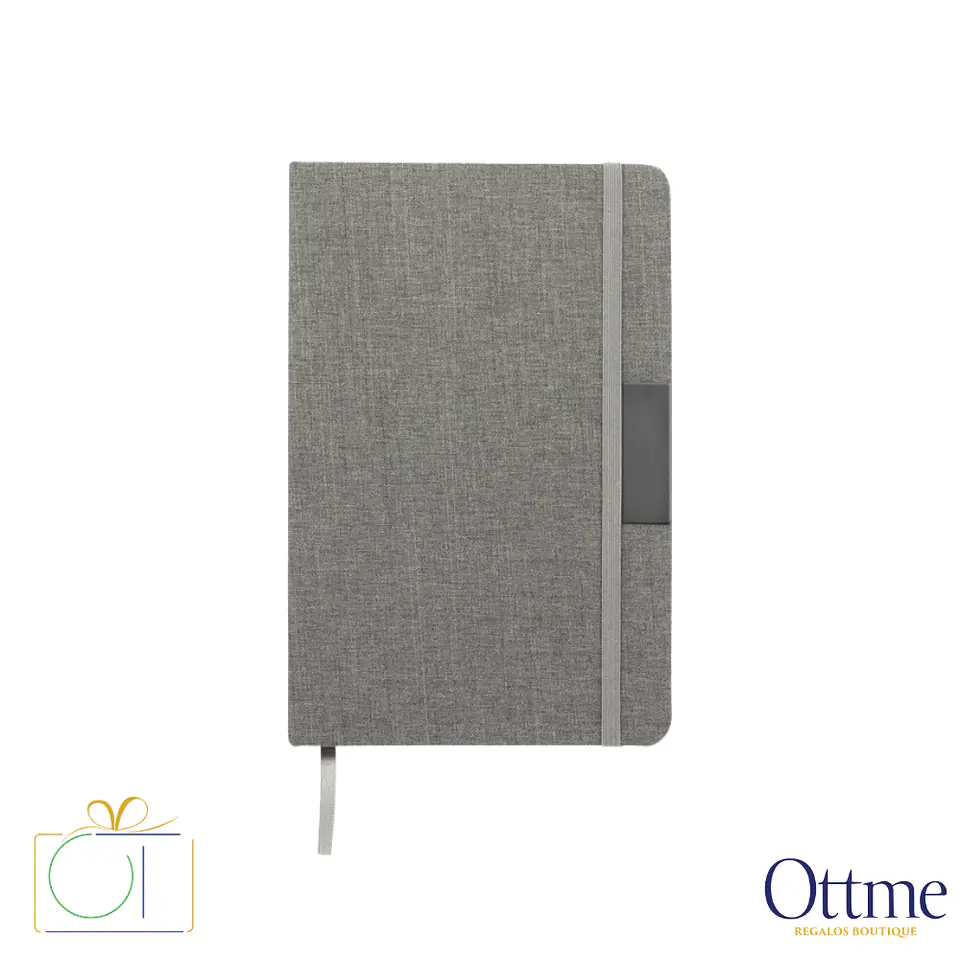 Libreta GRETA RPET con Placa Metálica Personalizable 3