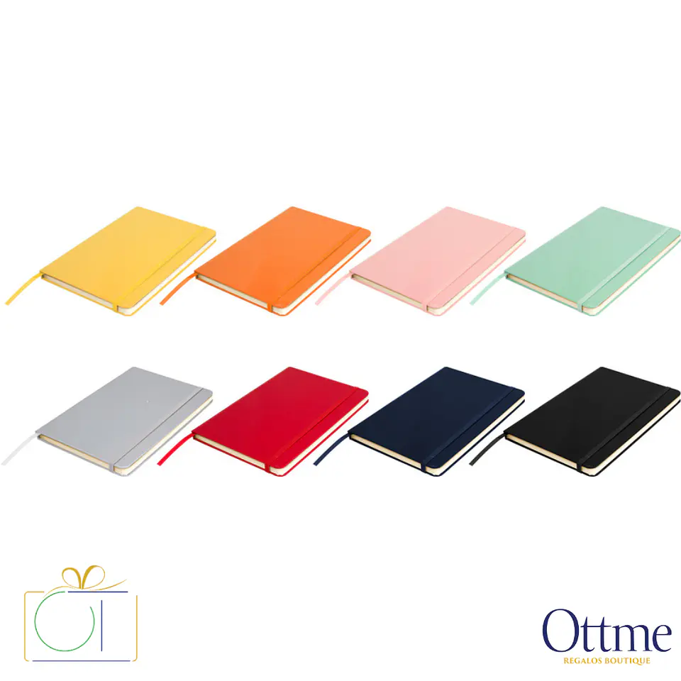 Libreta MEDIUM PU con Cinta Señaladora Personalizable 1