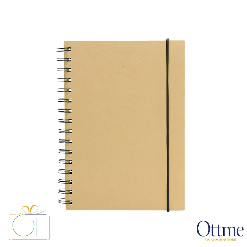 Libreta IBÉRICA Espiral Papel Kraft Personalizable 1