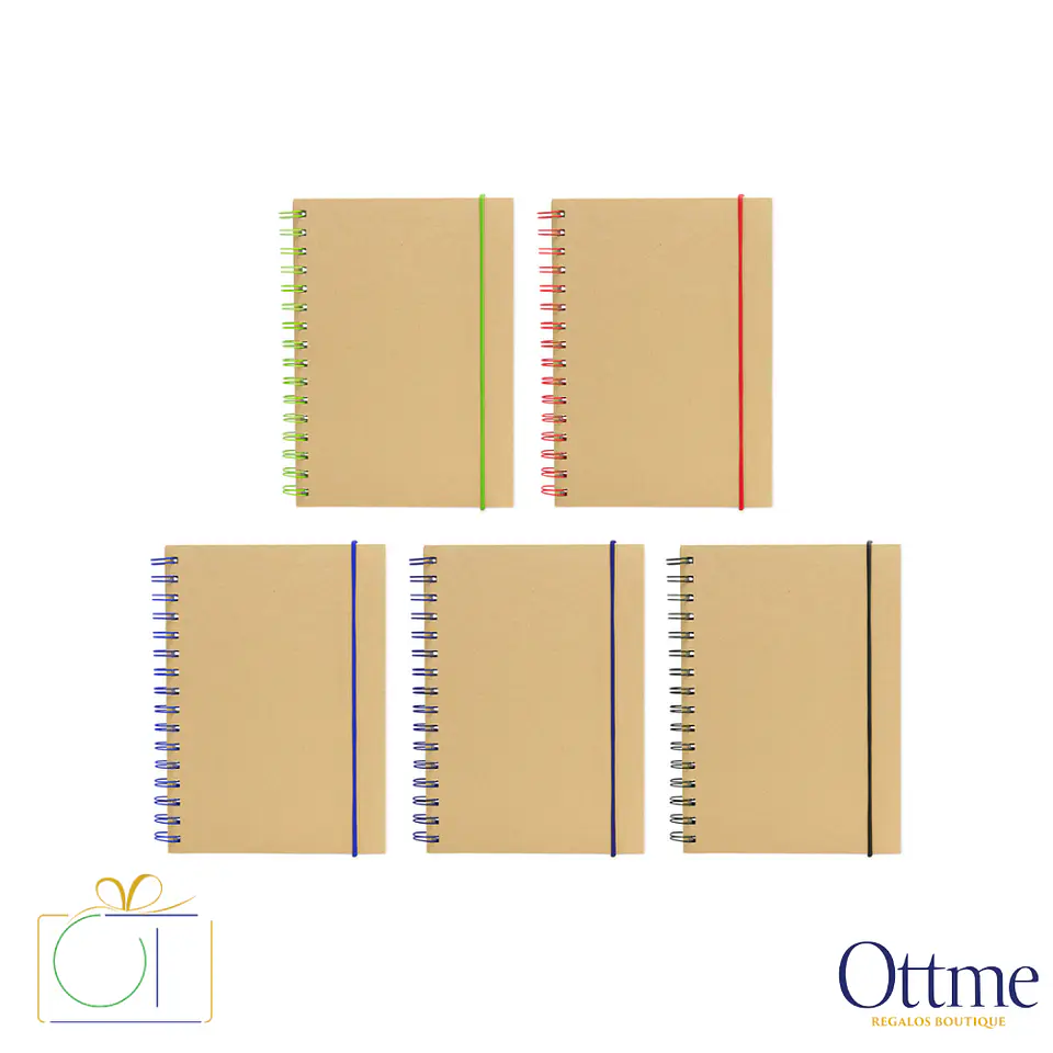 Libreta IBÉRICA Espiral Papel Kraft Personalizable 6