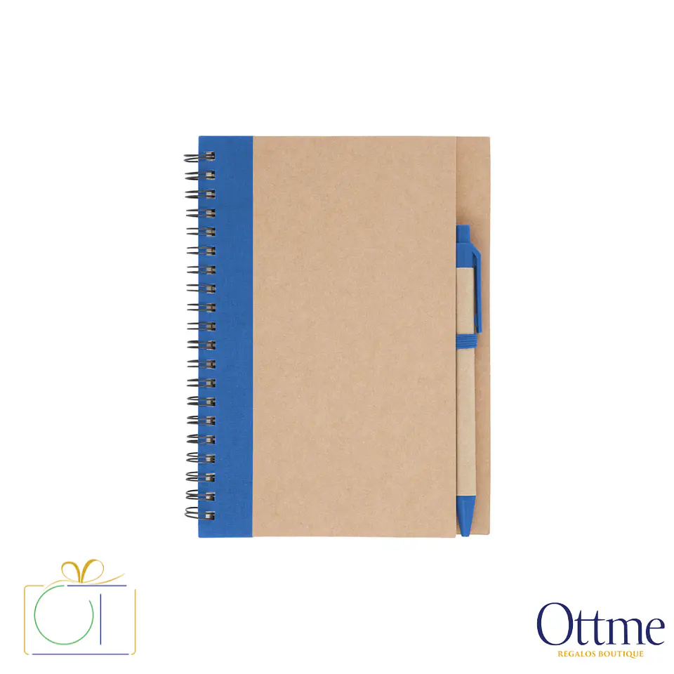 Libreta Ecológica con Bolígrafo Biodegradable Personalizable 4