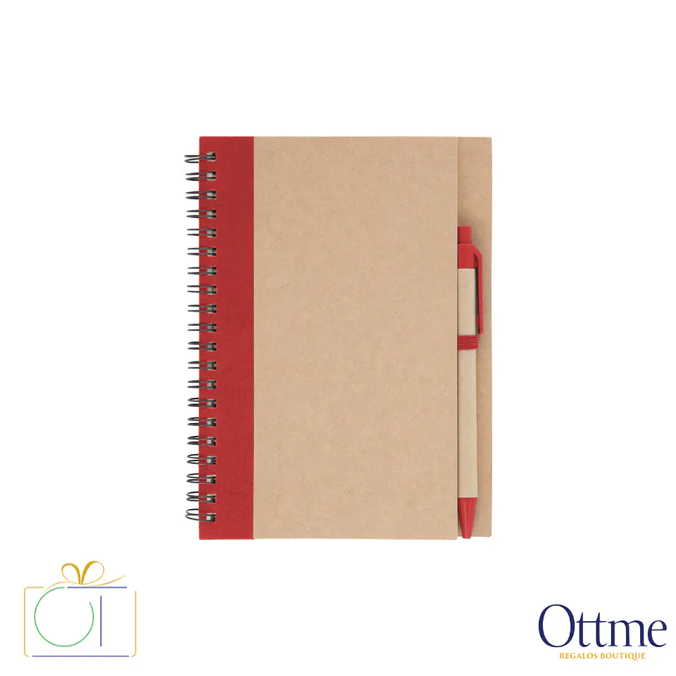 Libreta Ecológica con Bolígrafo Biodegradable Personalizable 5