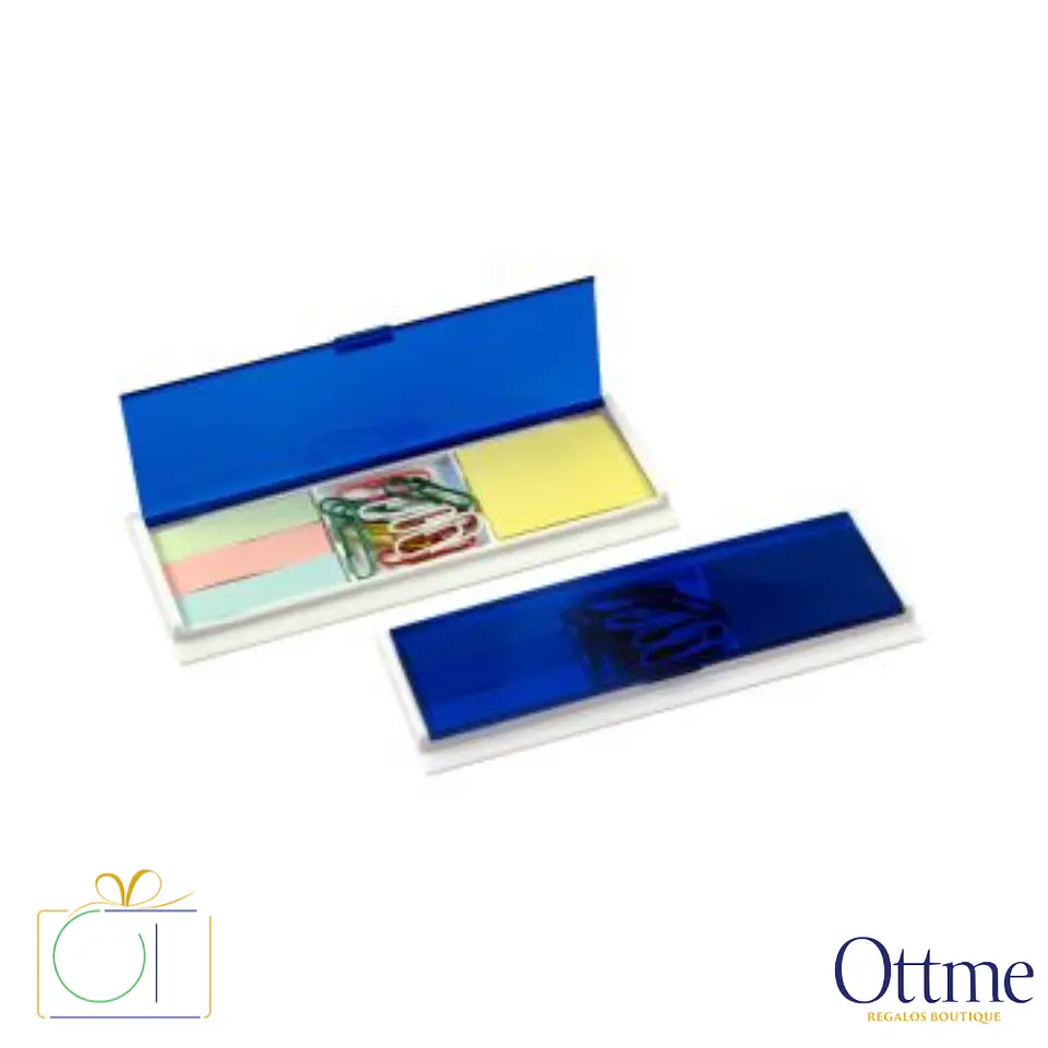 Porta Notas Adhesivas con Clips Personalizable 2
