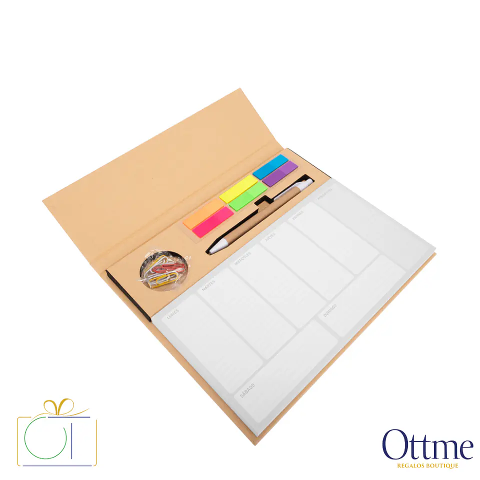 Set de Escritorio ALTUS con Planner Semanal Personalizable 1