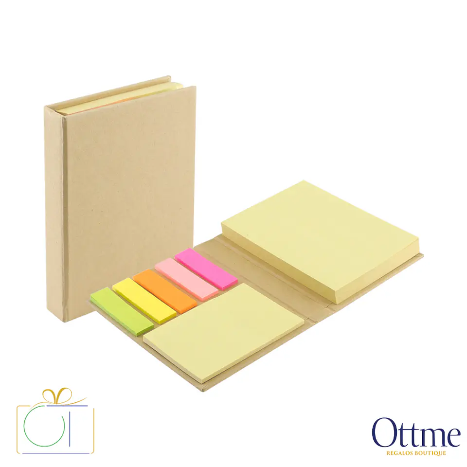 Memo Set Ecológico con Tapa Dura Personalizable 1
