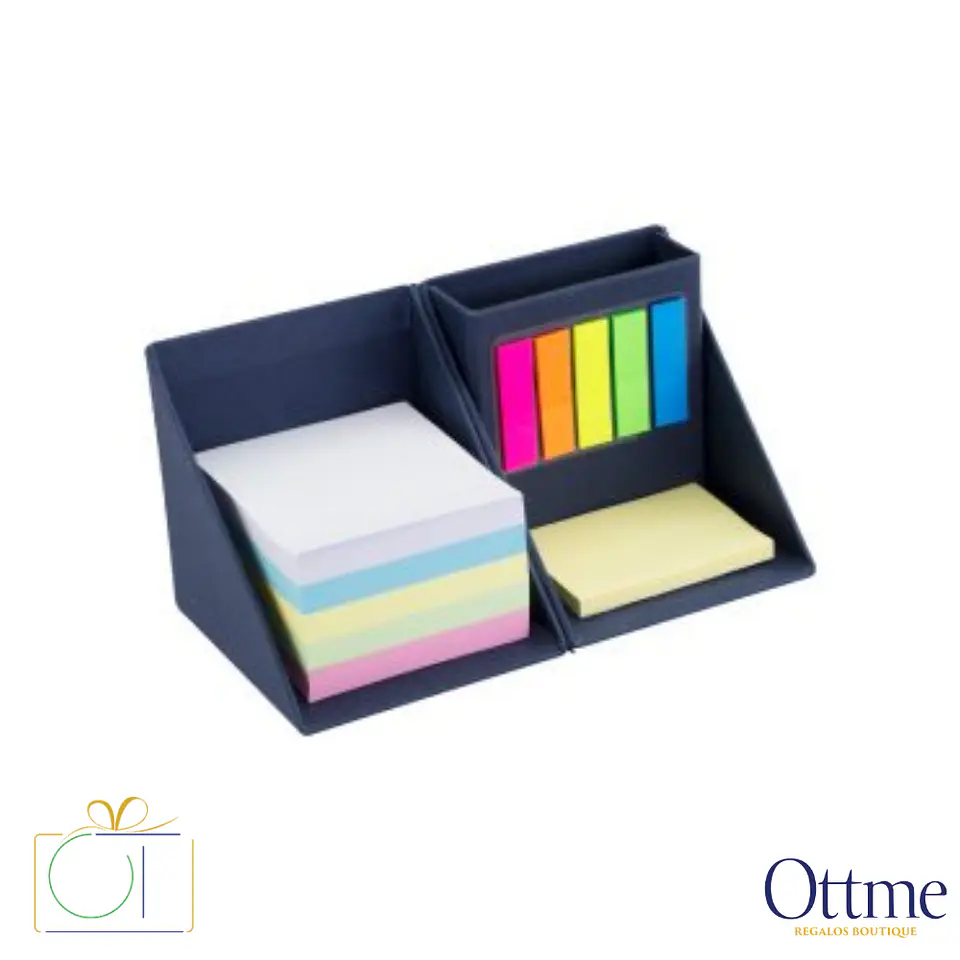 Memo Set Cubo Ecológico Porta-Lápices Personalizable 4