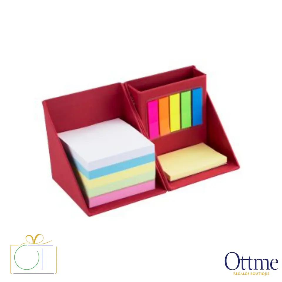Memo Set Cubo Ecológico Porta-Lápices Personalizable 5