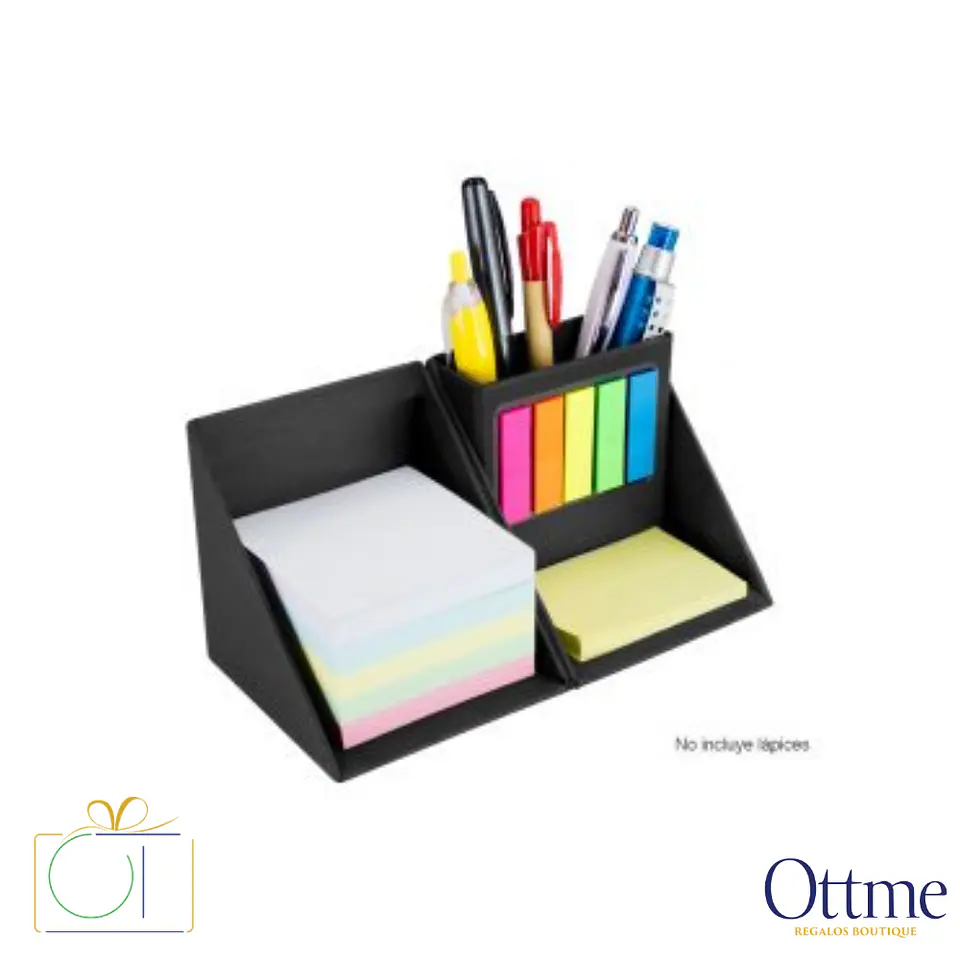 Memo Set Cubo Ecológico Porta-Lápices Personalizable 6
