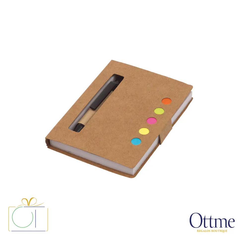 Mini Notebook MEMO con Bolígrafo Personalizable 1