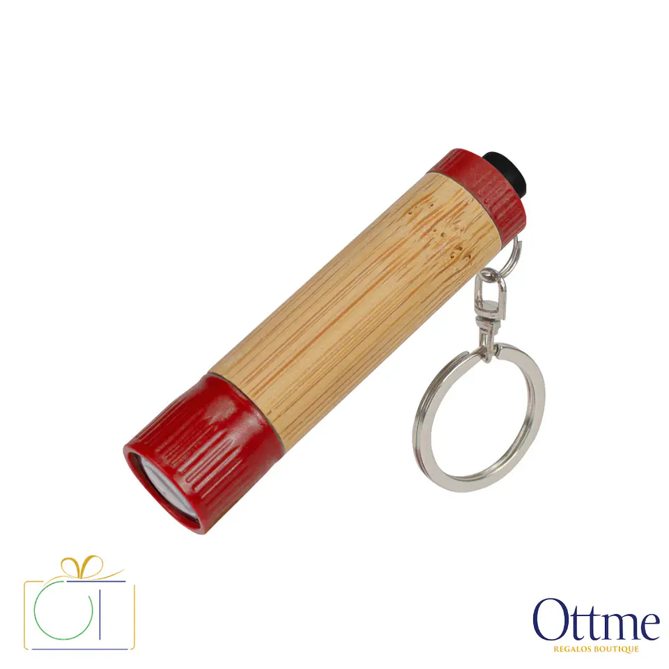 Llavero-Linterna LED Cuerpo Bamboo Personalizable 2