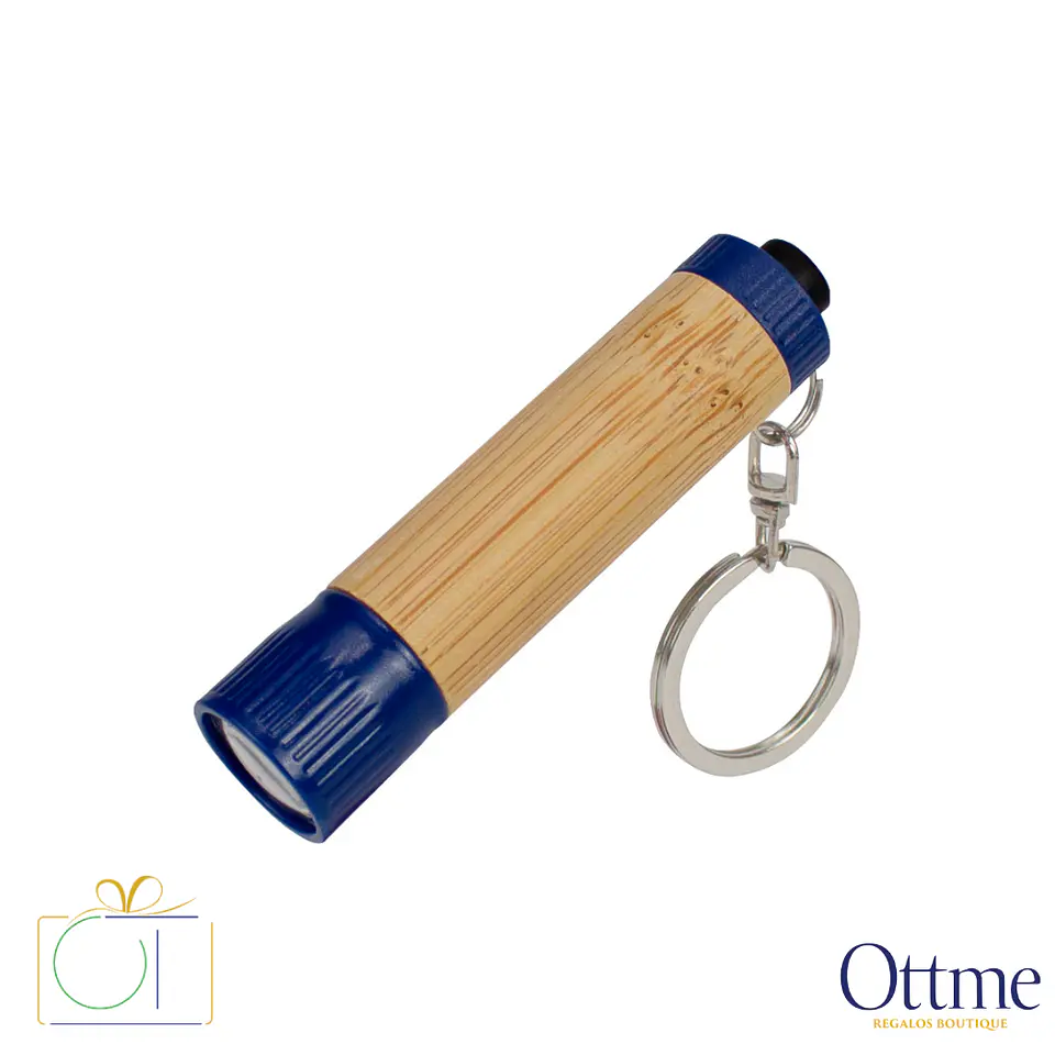 Llavero-Linterna LED Cuerpo Bamboo Personalizable 4