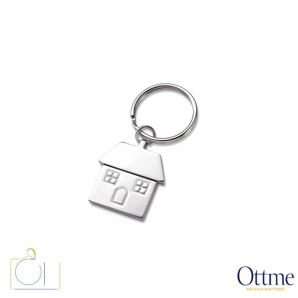 Llavero Metálico Casa Personalizable 1