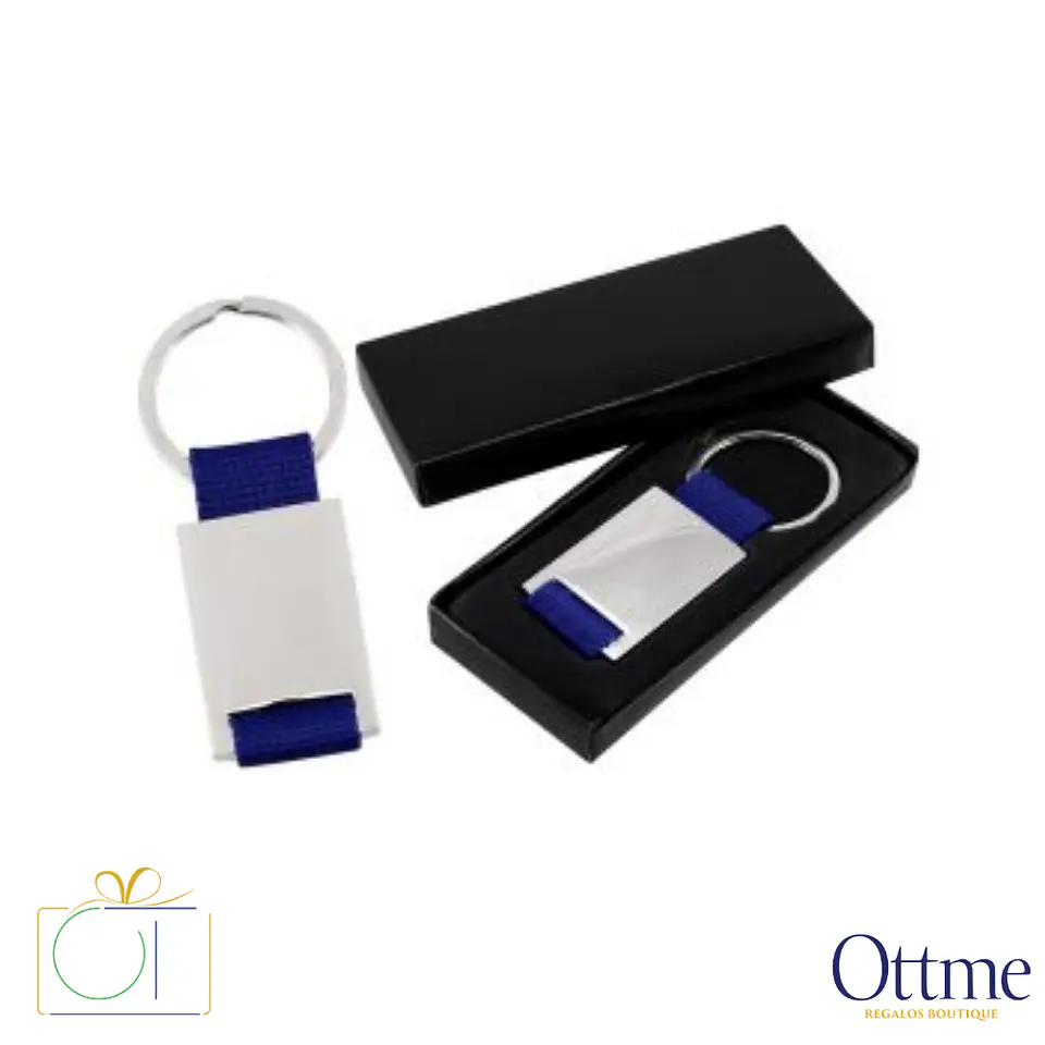 Llavero Metálico Strap con Huincha Polyester Personalizable 2