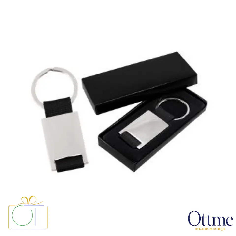 Llavero Metálico Strap con Huincha Polyester Personalizable 4