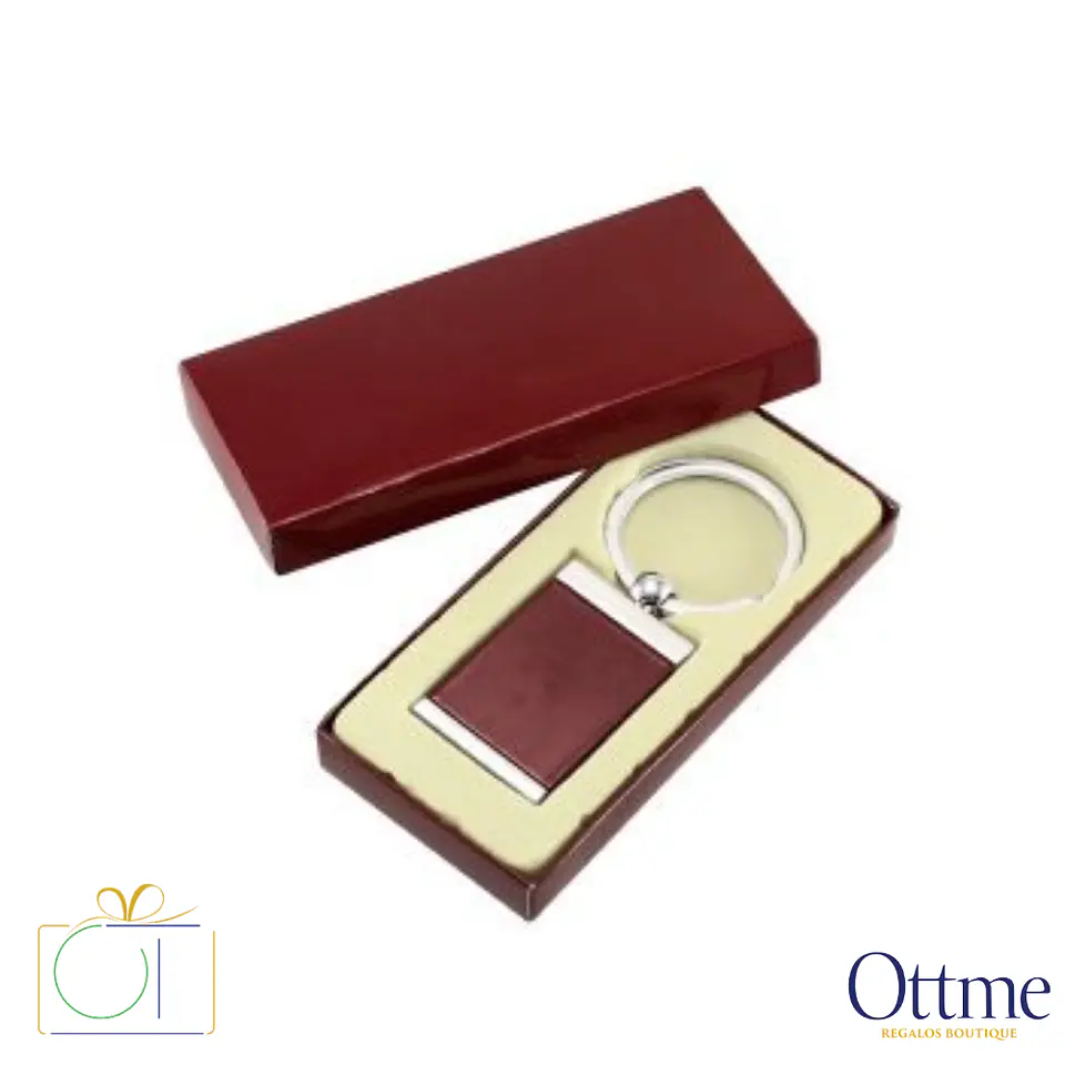 Llavero Metal-Madera Lock Personalizable 2