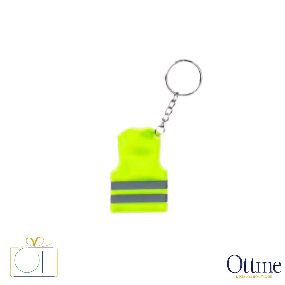 Llavero PVC Reflectante Casaca Seguridad Personalizable 1