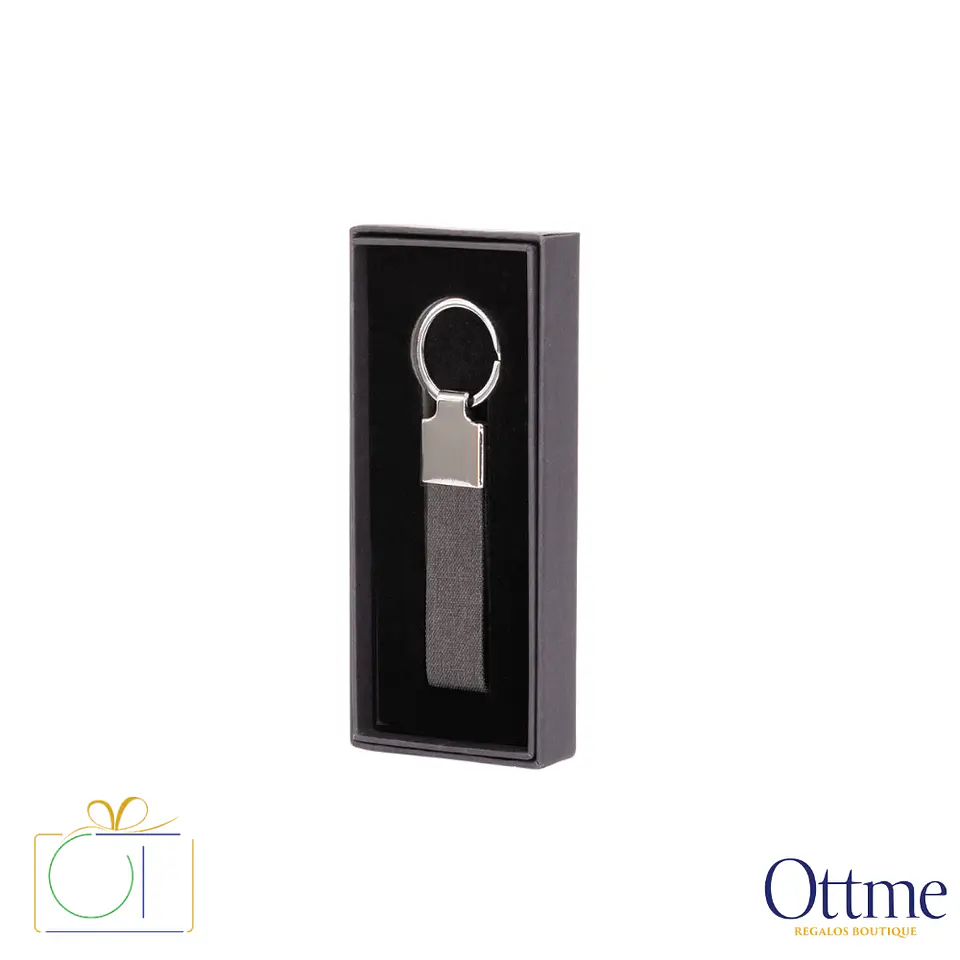 Llavero GAIA Acero y RPET Personalizable 2