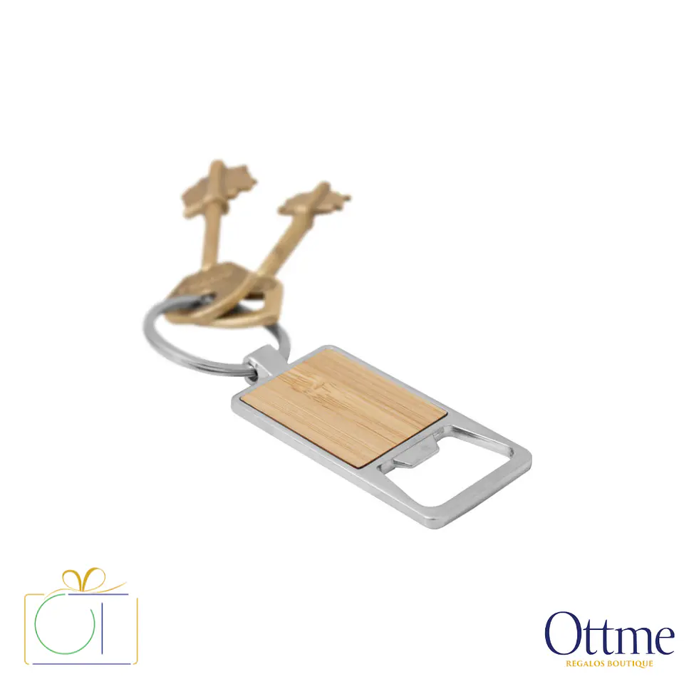 Llavero Destapador KIDRINK Bambú Personalizable 3
