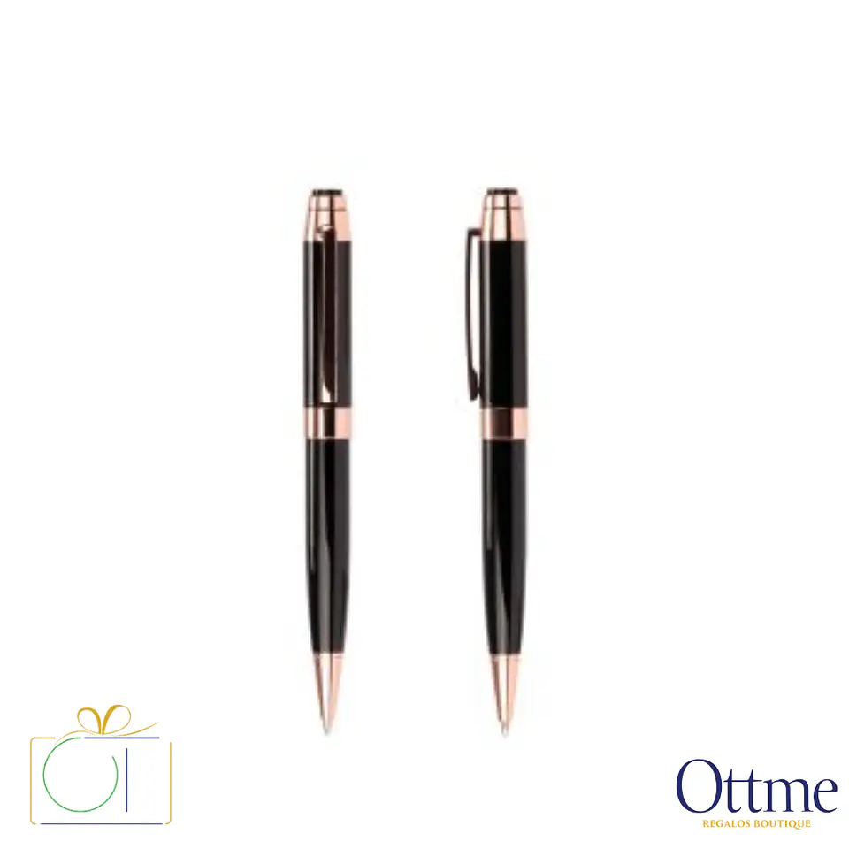 Set de Escritura THORTON Negro Encobrizado Personalizable 1