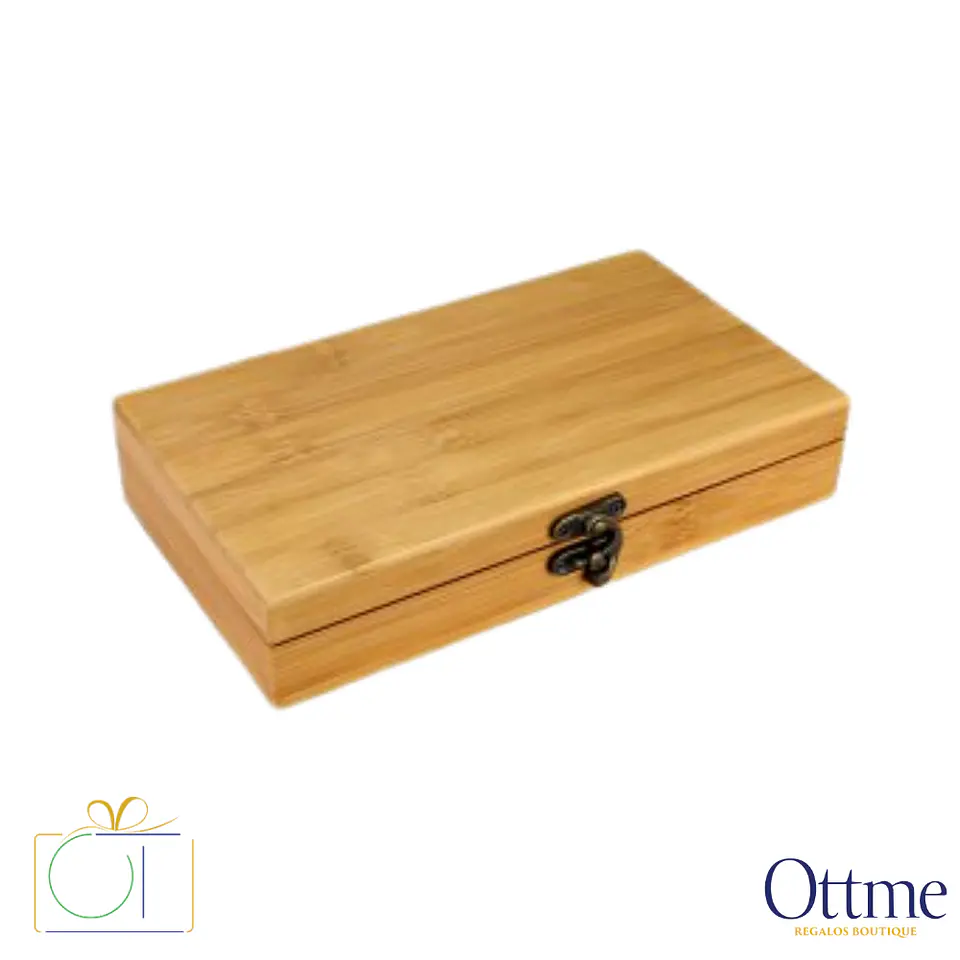Set de Vino de Bamboo 4 Accesorios Personalizable 2