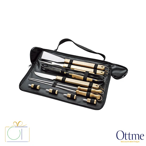 Set de BBQ con 10 Herramientas Personalizable
