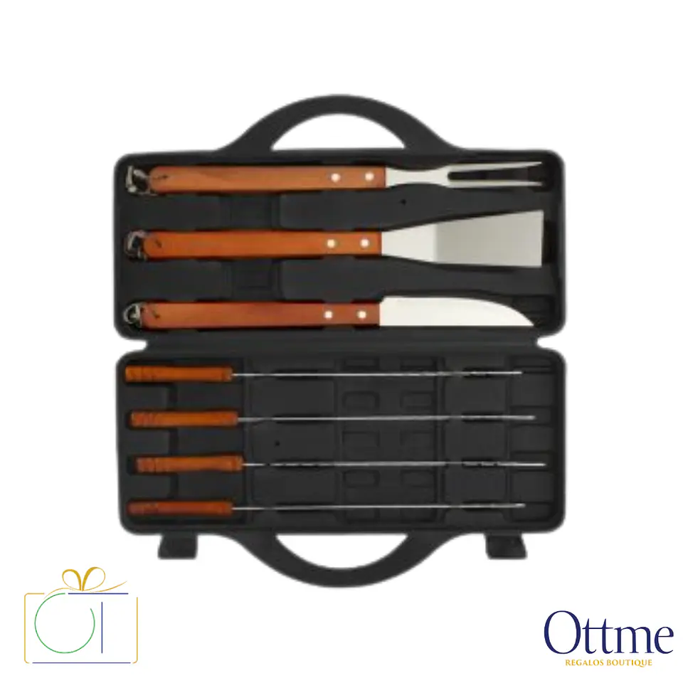 Set BBQ en Maletín Plástico Personalizable 2