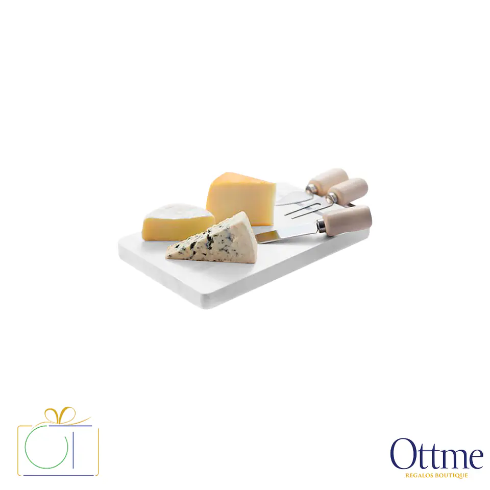 Set de Queso con Tabla de Madera Personalizable 1