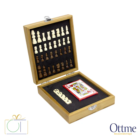 Set de Juegos POKADA Bambú Personalizable