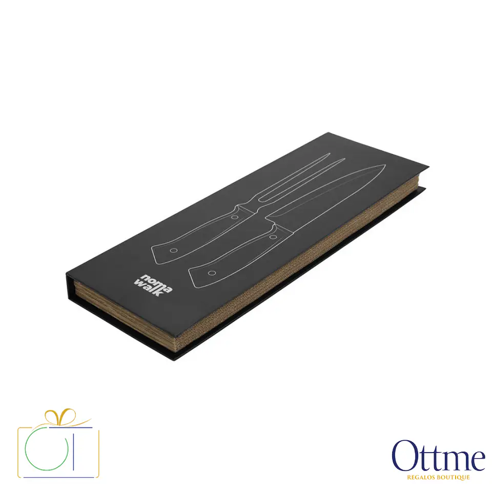 Set de Asado BBQ LOMO Cuchillo y Tenedor Personalizable 3