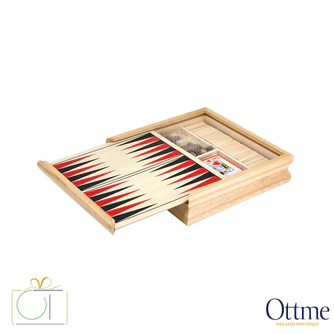 Set de Juegos JAVFAN Múltiple en Madera Personalizable