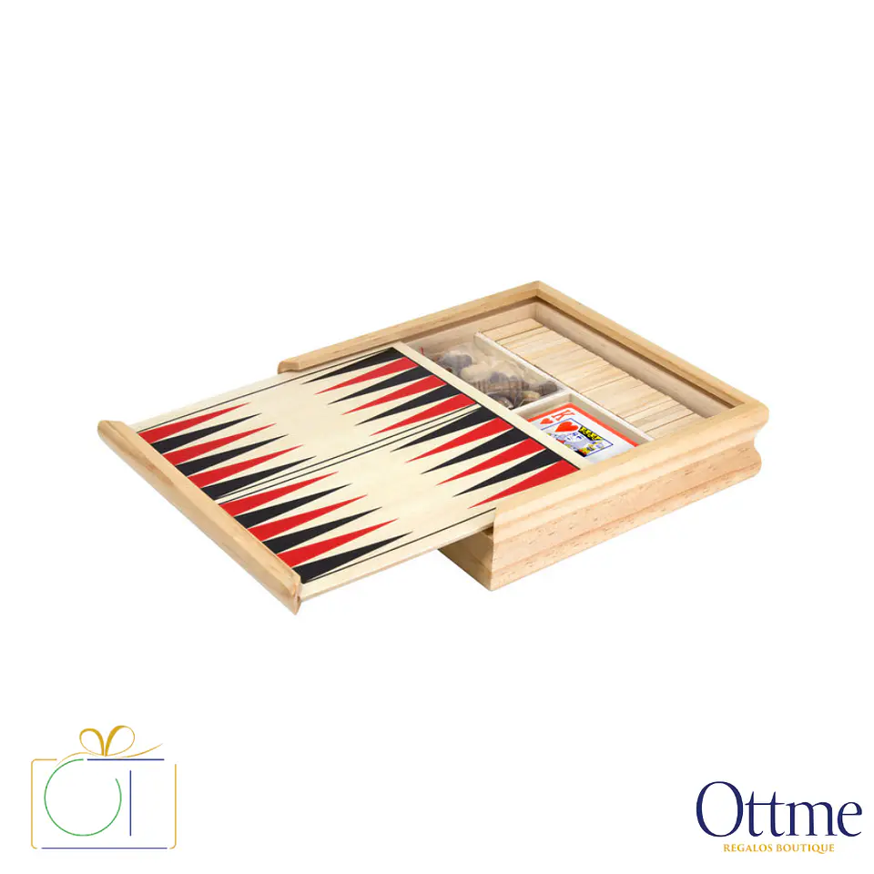 Set de Juegos JAVFAN Múltiple en Madera Personalizable 1