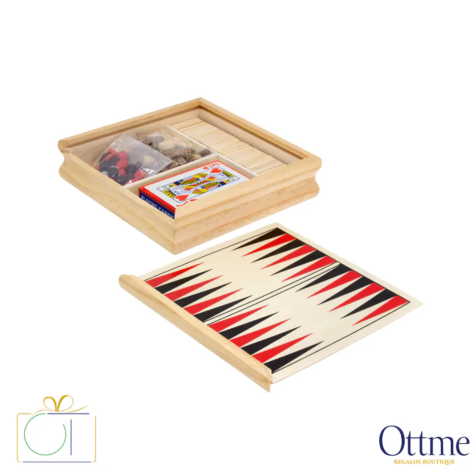 Set de Juegos JAVFAN Múltiple en Madera Personalizable 2