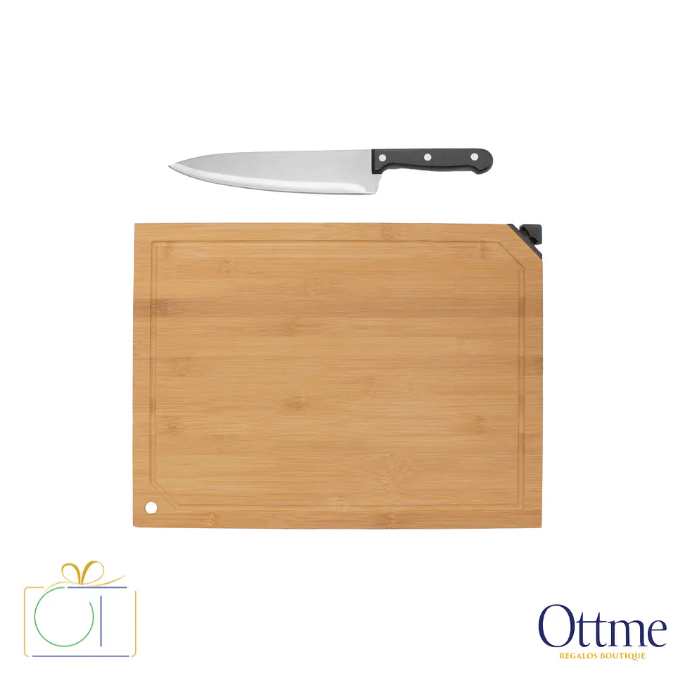 Set de Corte BAMBCUT Tabla y Cuchillo Personalizable 1