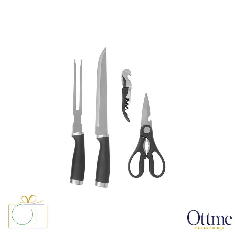 Set de Asado BBQ HUNAN con Estuche Personalizable 1