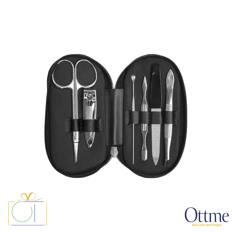Set de Manicura LARISA en Estuche Simil Cuero Personalizable 1