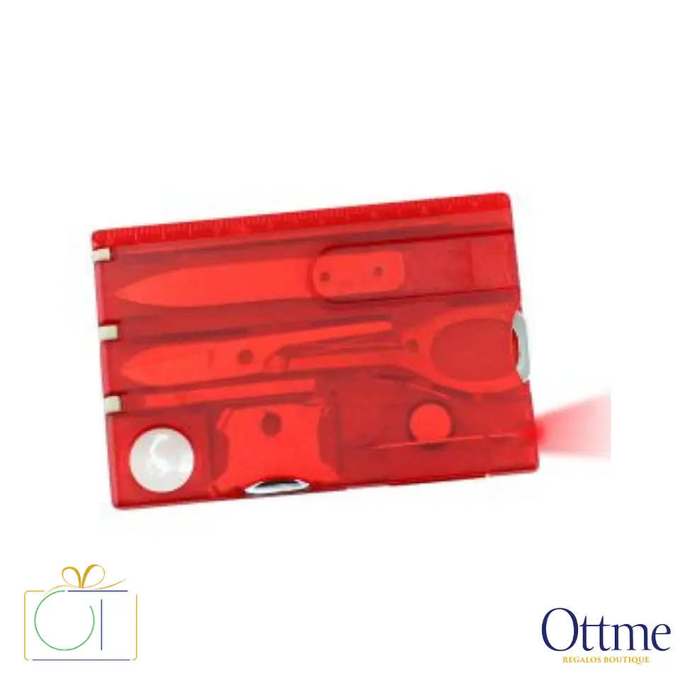 Card Tool 9en1 con Luz Roja Personalizable 5